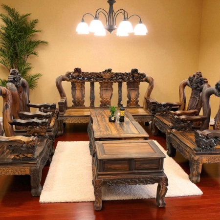 Bộ Ghế 12 Nghê Mặt Khung Tranh