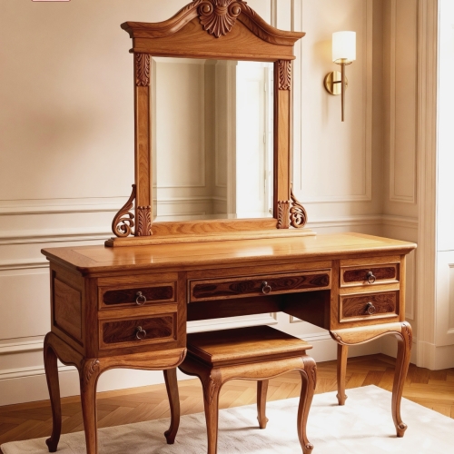 Bàn Trang Điểm Royal Heritage Gỗ Gõ Đỏ