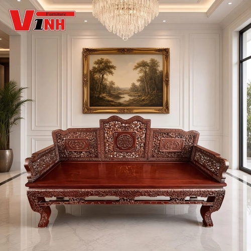 TRƯỜNG KỶ NGŨ PHÚC GỖ CẨM LAI