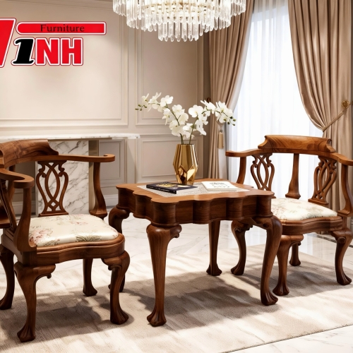 BỘ BÀN TRÀ 3 MÓN GỖ TRÀM RỪNG