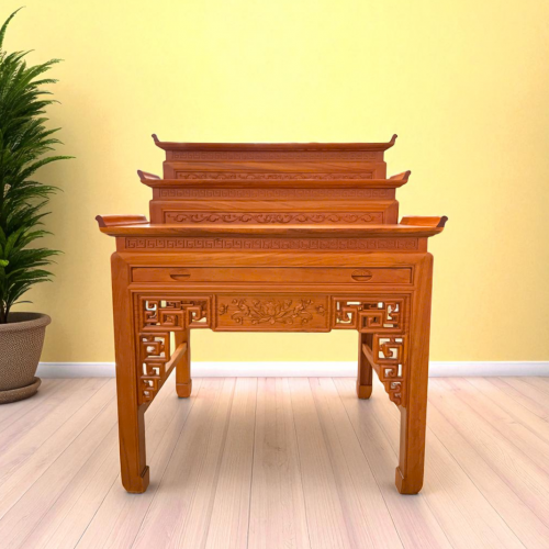 Án Thờ Sen Vuông 3 Cấp 