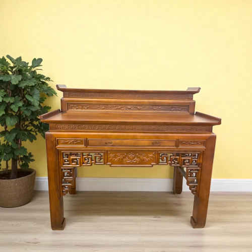 Án Thờ Sen Vuông 2 Cấp Tràm 