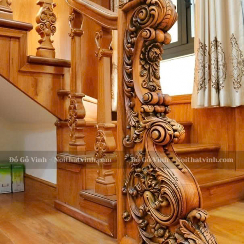 Thi Công Cầu Thang Gỗ 