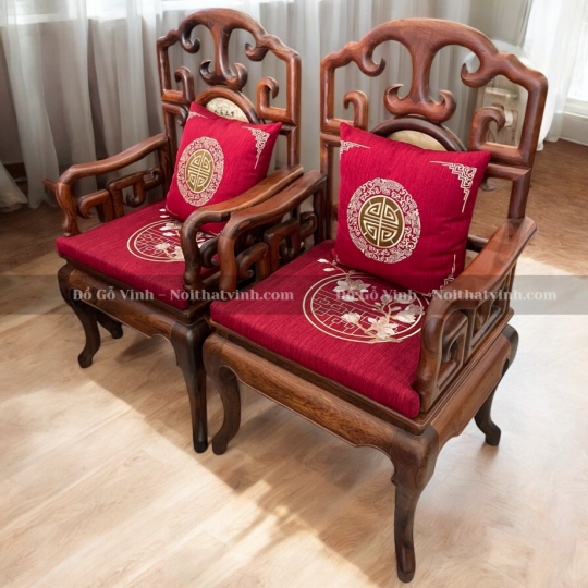 Bộ Ghế Cẩn Đá 8 Món 