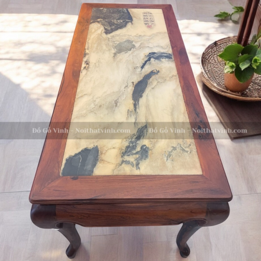Bộ Ghế Cẩn Đá 8 Món 