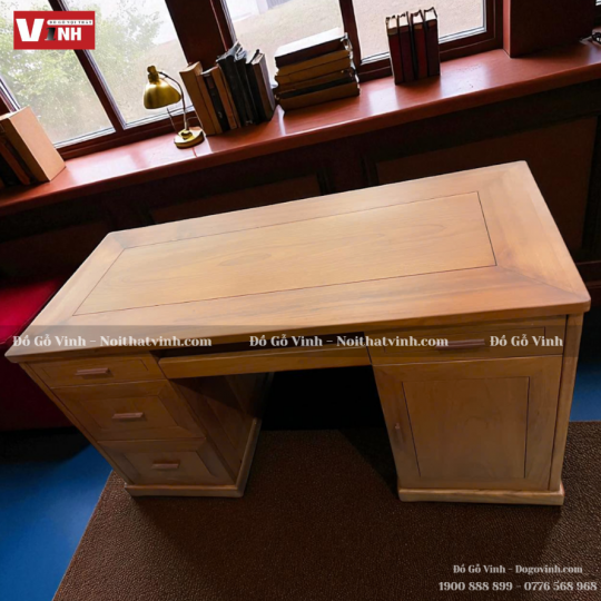 Bàn Làm Việc 1M54 Gõ Đỏ