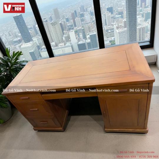 Bàn Làm Việc 1M54 Gõ Đỏ