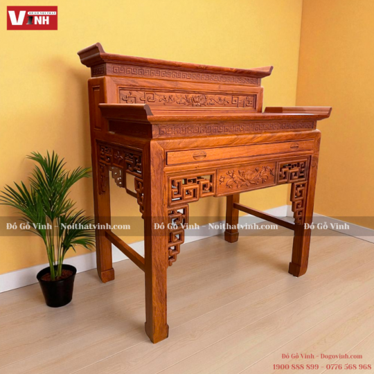 Án Thờ Sen Vuông 2 Cấp 