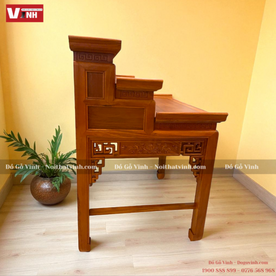 Án Thờ Sen Vuông 3 Cấp 