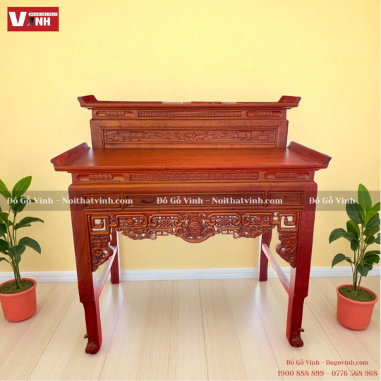 Án Thờ Sen Vuông 2 Cấp - Hương Đá 